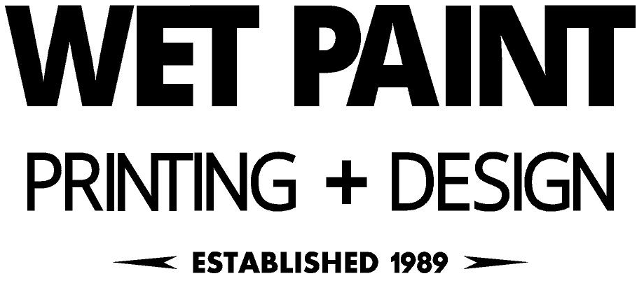 Wet Paint Printing Logo Website Link